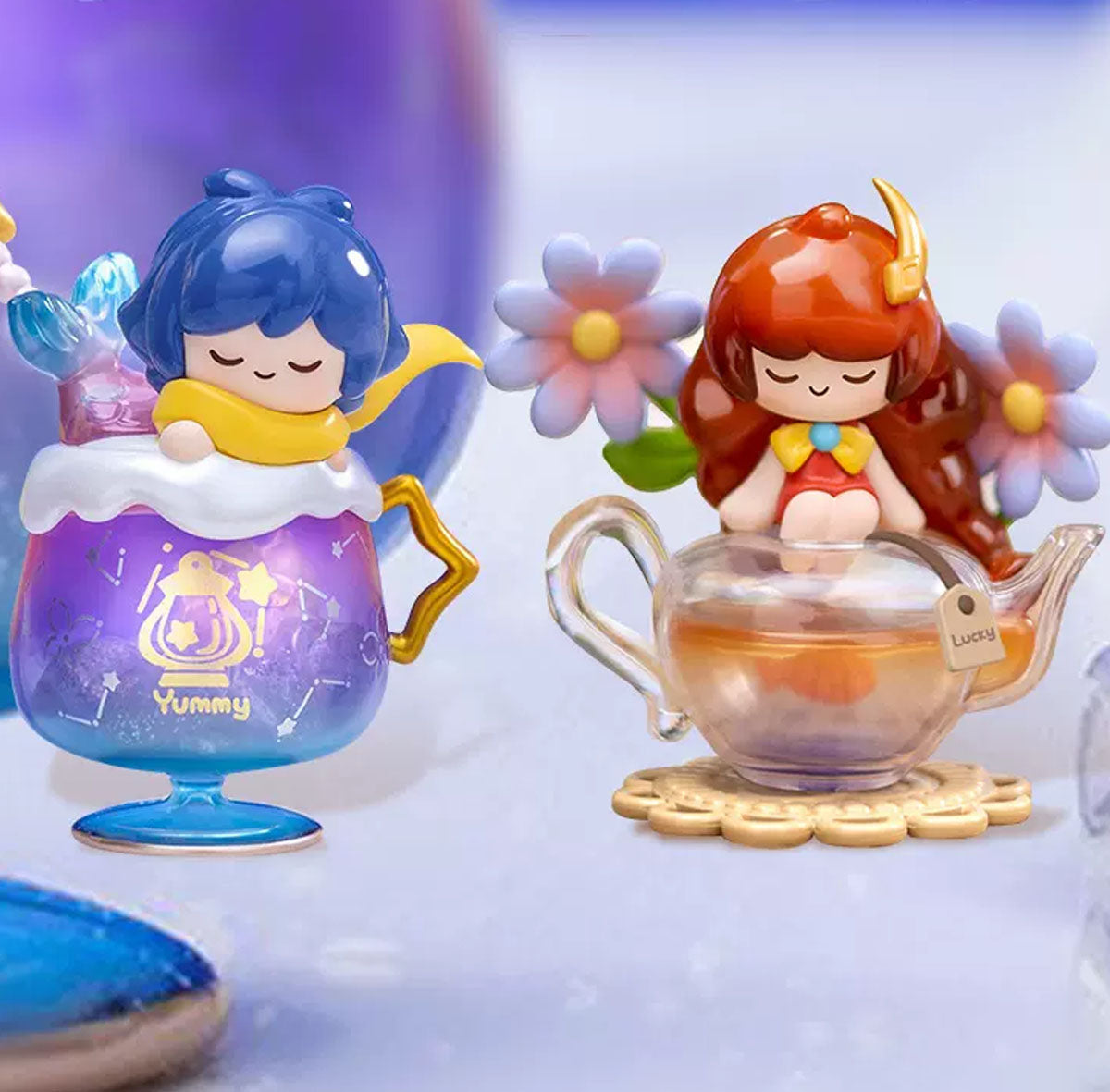 King of Glory Summer Drinks Series Blind Box - Collectible Action Figure Mystery Box for Gamers & Fans | Perfect for Display, Gifts, and Gaming Room Decor