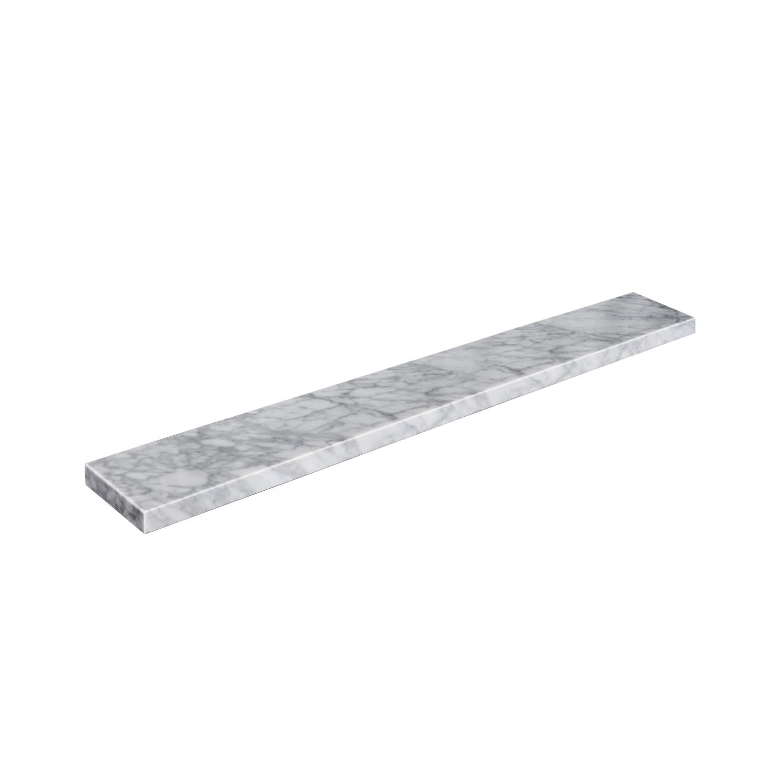30 Inch Carrara Marble Backsplash - Waterproof Bathroom Vanity Sink Top for Modern Home Decor | Perfect for Bathroom Renovation & Kitchen Upgrade