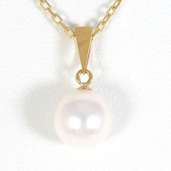 18K Yellow Gold Pearl Necklace for Women - Elegant Bridal Jewelry, Wedding Gift & Party Accessories