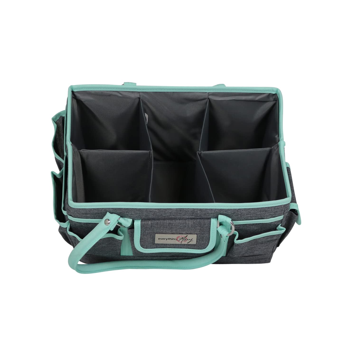 Everything Mary Deluxe Collapsible Storage Organizer with Handles - Multi-Purpose Foldable Tote for Diapers, Toys, Office Supplies & Home Organization | Perfect for Nursery, Travel, Craft Room & Daily Essentials