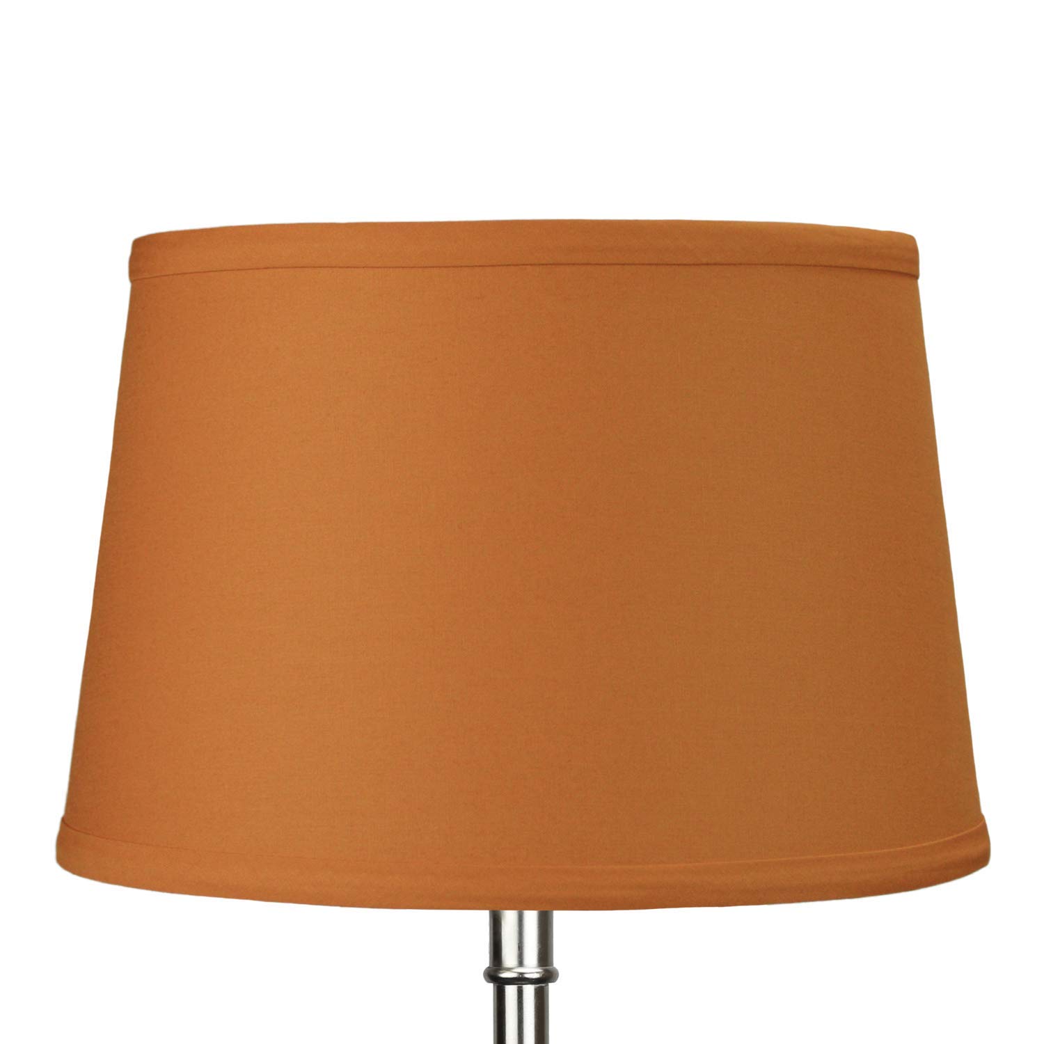 Premium Set of 2 Linen Gold Lampshades - 10