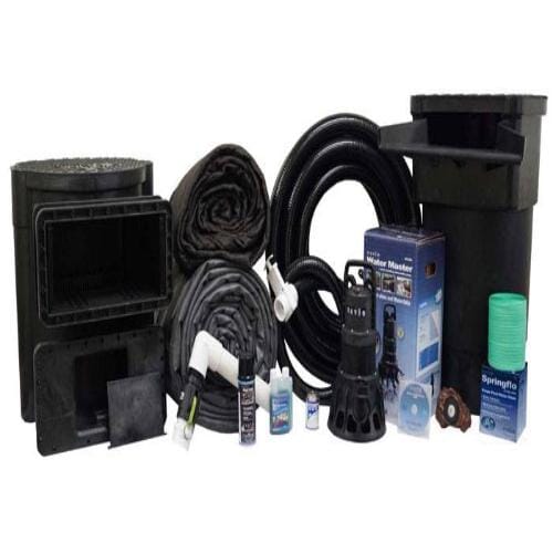 Savio Pond Package 3,000 Gallons 50 Watt UV Clarifier - Complete Koi & Water Garden Filtration System for Clear Water | Perfect for Backyard Ponds, Landscaping & Aquatic Plant Care