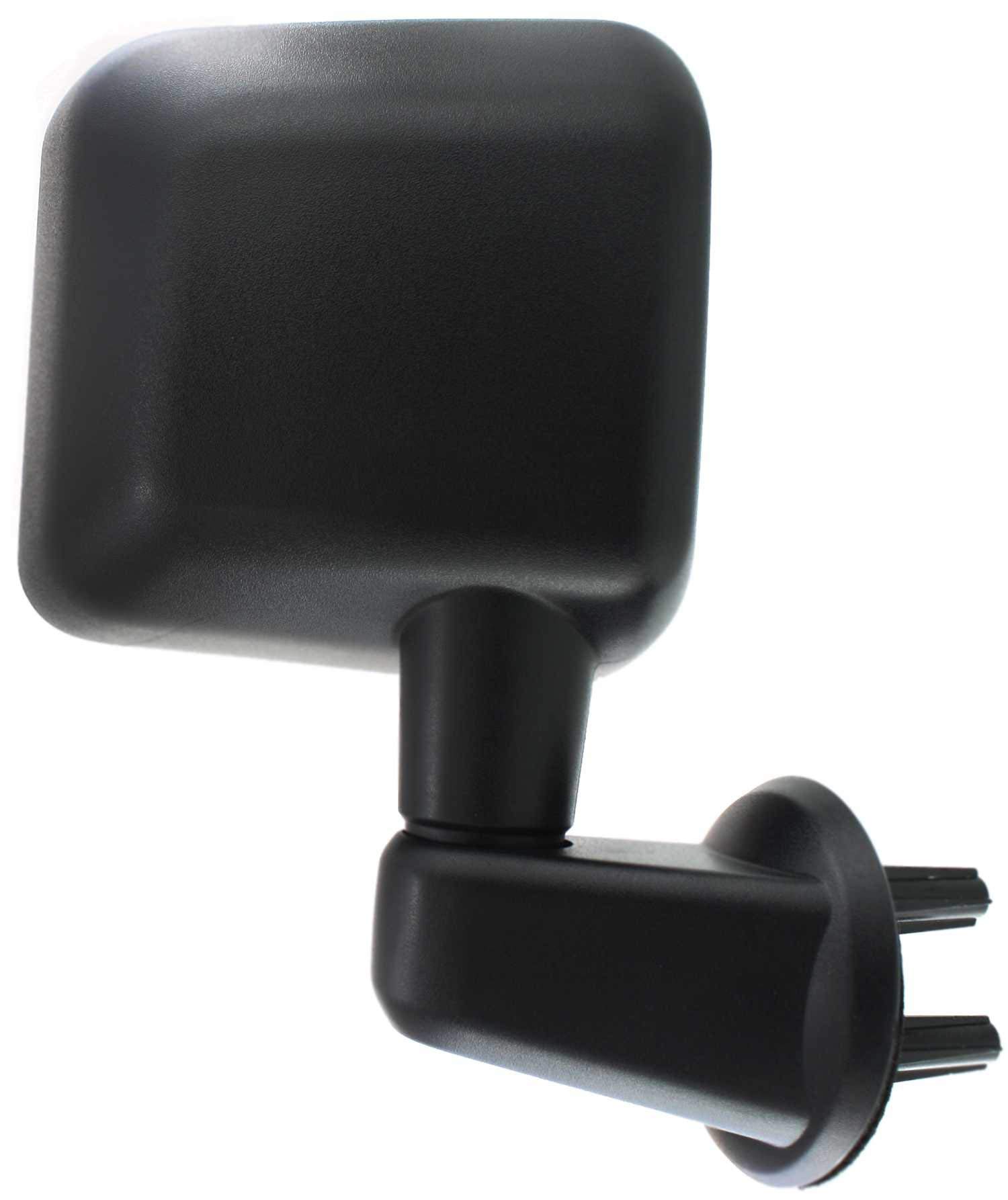 Kool Vue Textured Side Mirrors for Jeep Wrangler 2007-2017 - Driver & Passenger Replacement - Durable Off-Road & Daily Driving Accessories