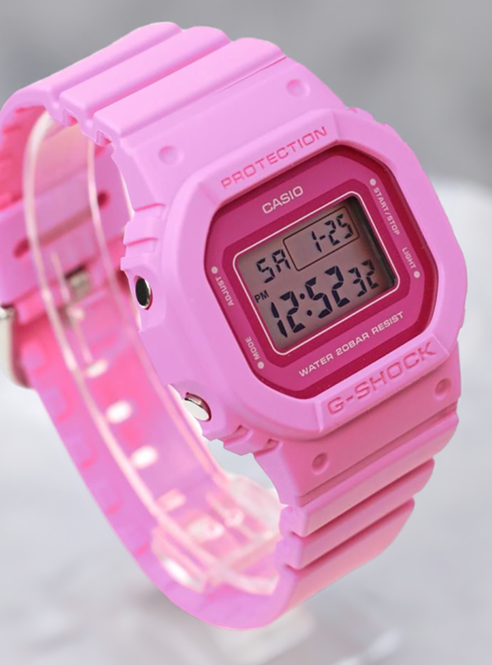 CASIO G-Shock GMD-S5610PP-4JF Digital Watch - Pink - Shock Resistant, Waterproof & Durable - Perfect for Outdoor Sports, Gym & Everyday Wear