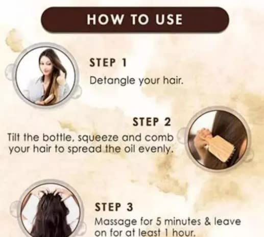 Glowhouse Skin Science Onion Black Seed Hair Oil with Comb Applicator - Natural Hair Growth Treatment for Hair Loss Control - Sulfate Free, Mineral Oil Free & Vegan - 100mL - Perfect for Daily Hair Care & Scalp Massage