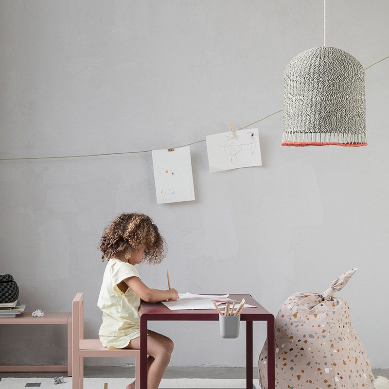 FERM Living Little Architect Pocket Grey - Large Storage Organizer for Kids' Toys, Books & School Supplies | Perfect for Playrooms, Bedrooms & Classrooms