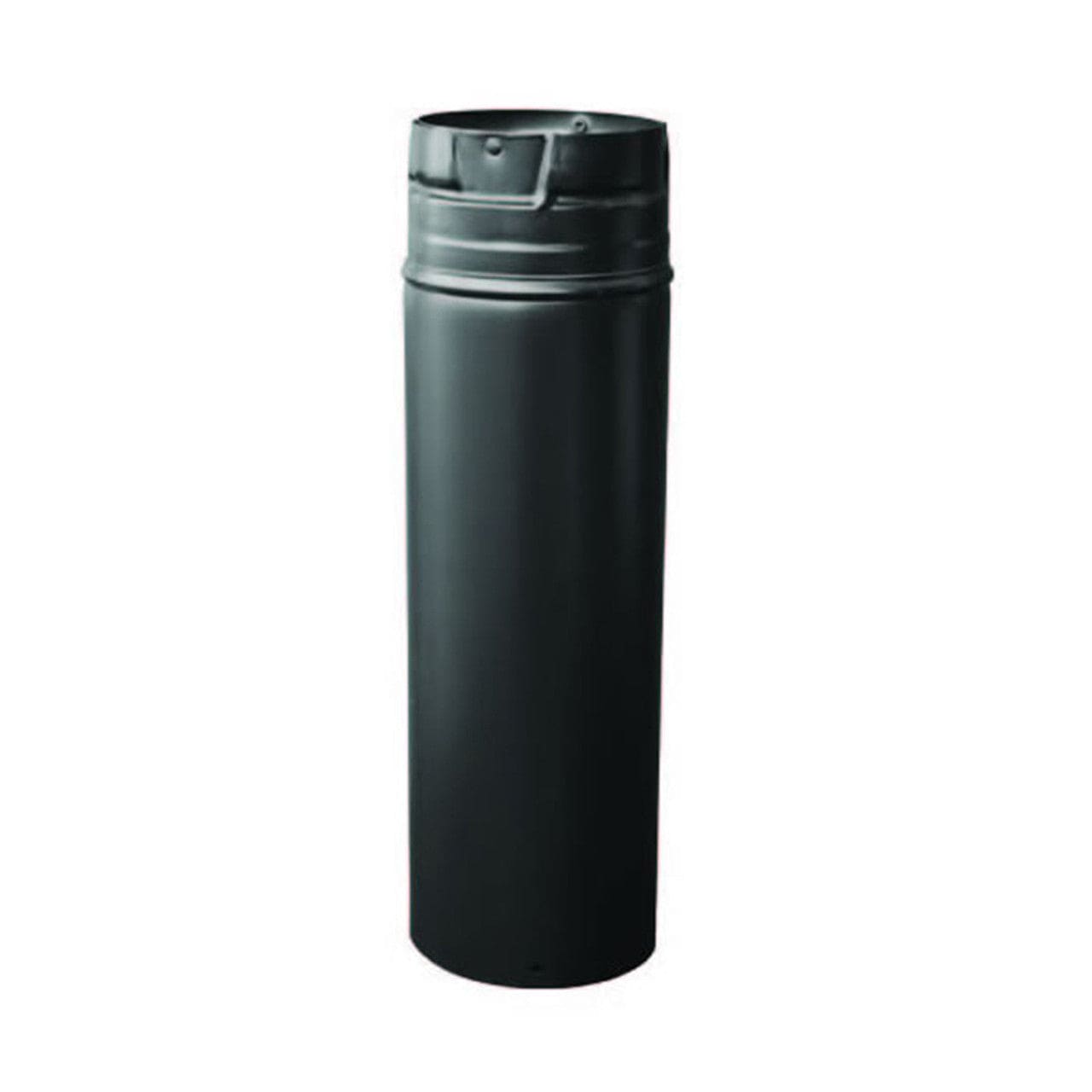 3 Pack PelletVent Pro Black Pipe Extension - 12 Inch, 3PVP-12AB - Perfect for Pellet Stoves, Fireplaces & Heating Systems