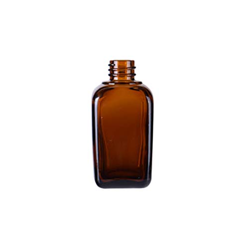 JARBAZAAR 5-Pack 20ml Amber Square Glass Dropper Bottles for Essential Oils, DIY Skincare, Cosmetics & Blends - 100% Leakproof & Multipurpose - Perfect for Aromatherapy, Travel & Homemade Beauty Products