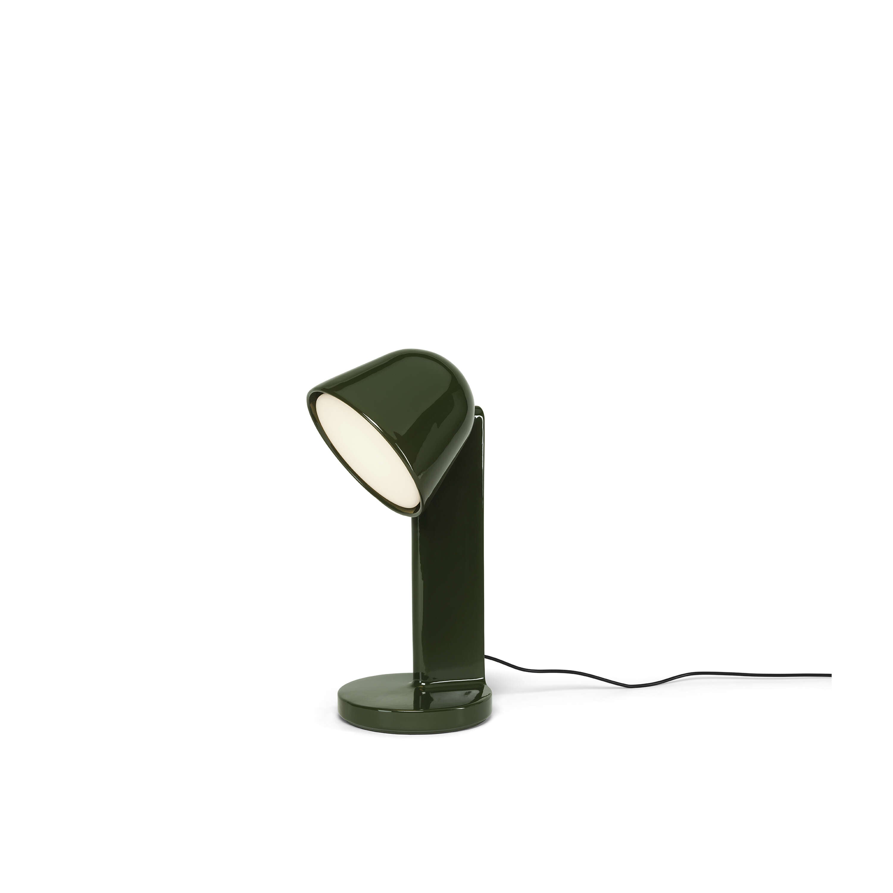 Ceramic Table Lamps for Bedroom & Living Room - Modern Decorative Lighting for Home Office, Nightstand, and Side Table - Elegant Handcrafted Ceramic Lamp with Fabric Shade