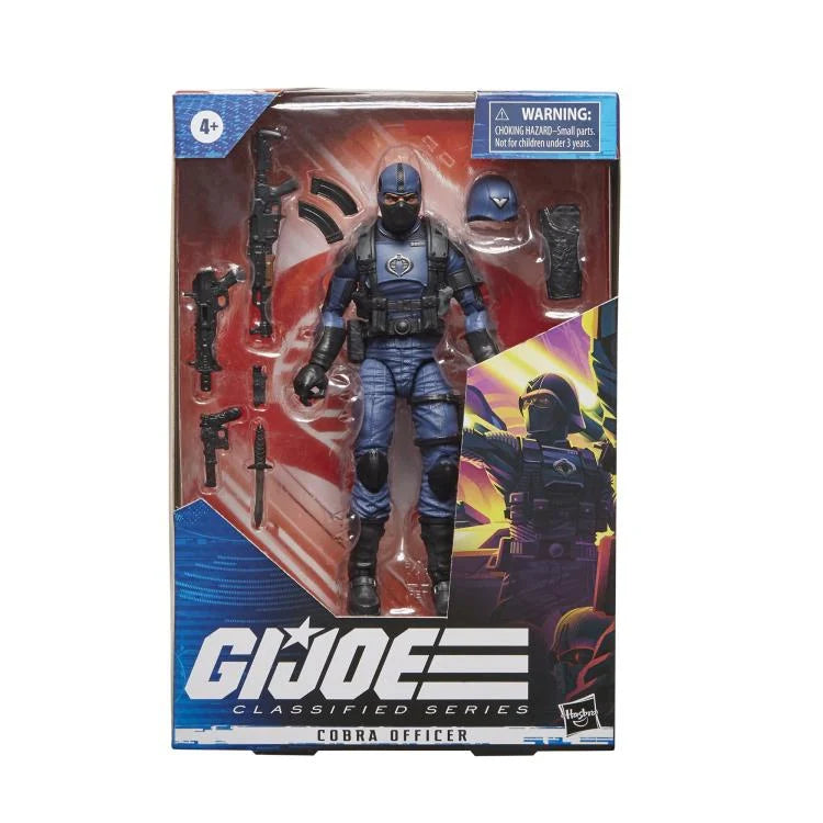 G.I. Joe: Classified Series Cobra Officer Action Figure - 6-Inch Collectible Military Toy with Accessories for Display & Play - Perfect for Collectors and Kids Battles