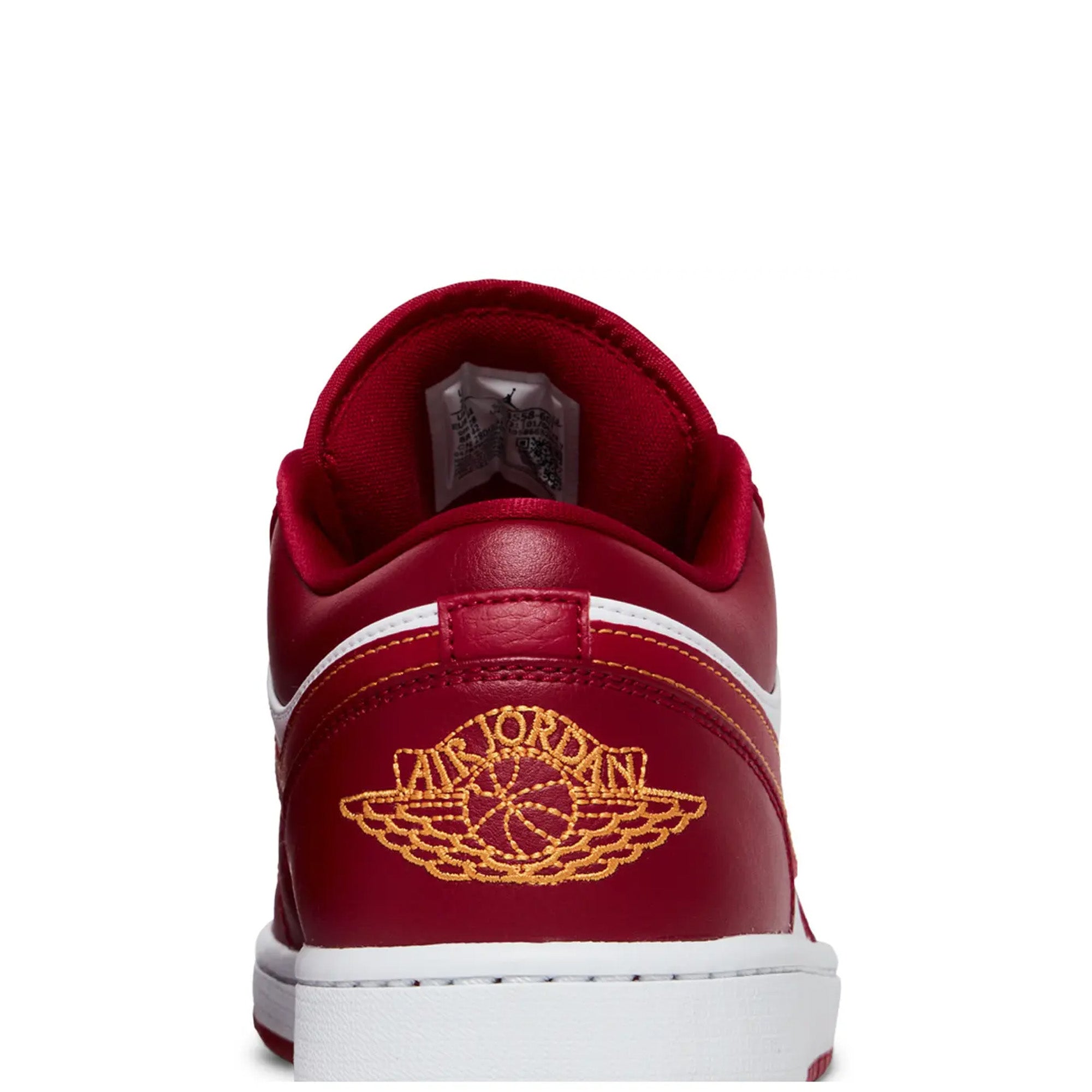 Air Jordan 1 Low 'Cardinal Red' Sneakers (2022) - Men's Basketball Shoes for Casual Wear & Street Style