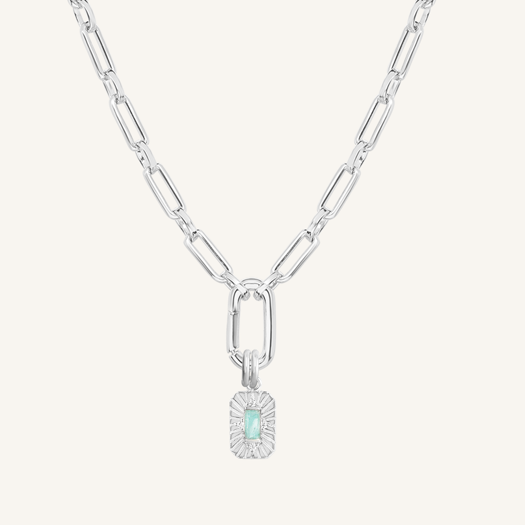 Providence Charm Necklace - Elegant Silver Pendant Jewelry for Women | Perfect Gift for Birthday, Anniversary & Special Occasions