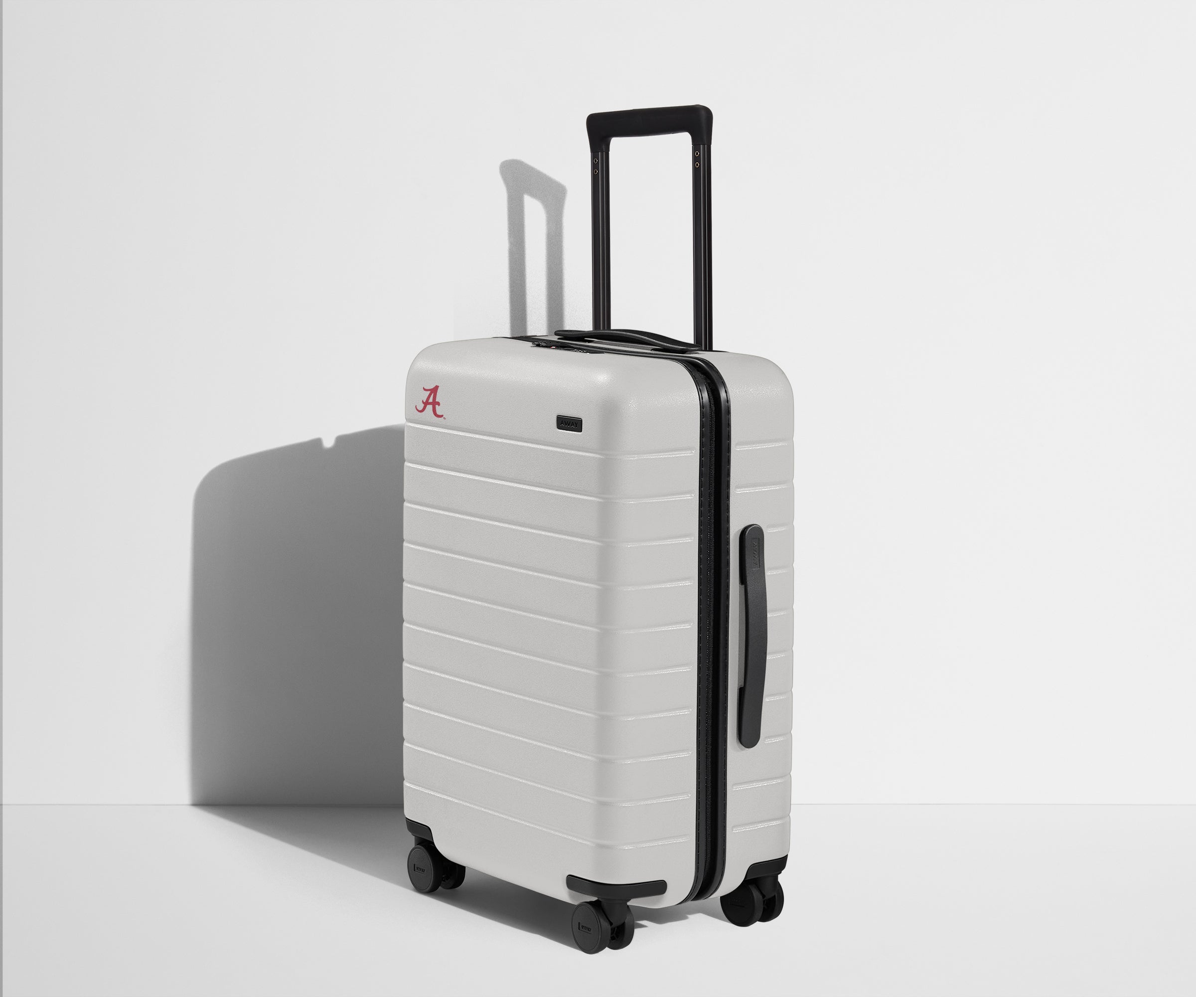 Alabama Crimson Tide® Official Collegiate Bigger Carry On Luggage - Perfect for Travel, College Dorms & Game Day Trips