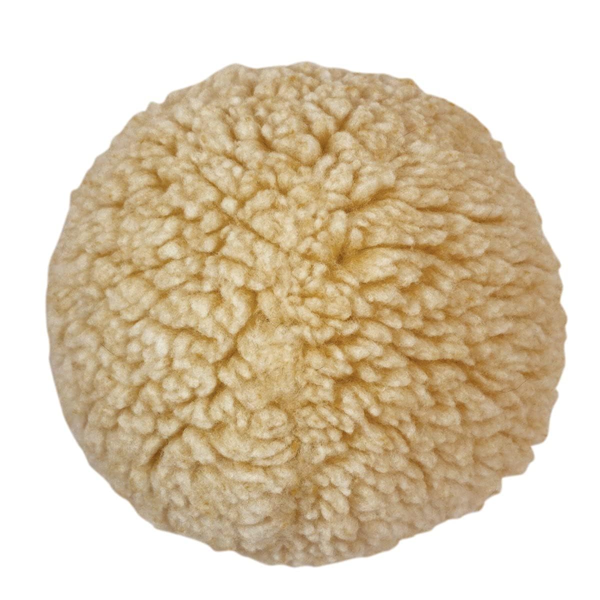 HuggleHounds Durable Fleece Ball Plush Dog Toy for Aggressive Chewers - Large Breed Tough Chew Toy with Squeaker - Soft Yet Strong Stuffed Puppy Toy for All Dogs | Perfect for Playtime, Training & Cuddling - Fluffy Hugglefleece Chew Ball (Large Size)