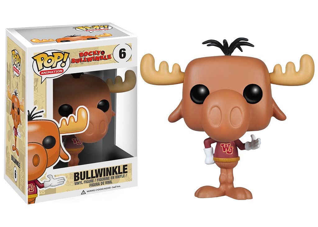 Funko POP TV: Bullwinkle Action Figure Collectible Toy - Perfect for Rocky & Bullwinkle Fans, Home Decor, and Gift Giving