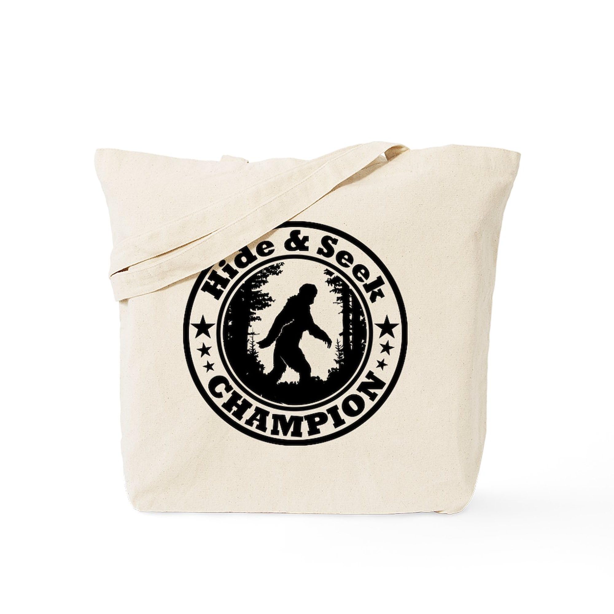 Hide And Seek World Champion Tote Bag - Natural Canvas Reusable Shopping Bag for Groceries, Beach & Everyday Use | Eco-Friendly Cotton Tote