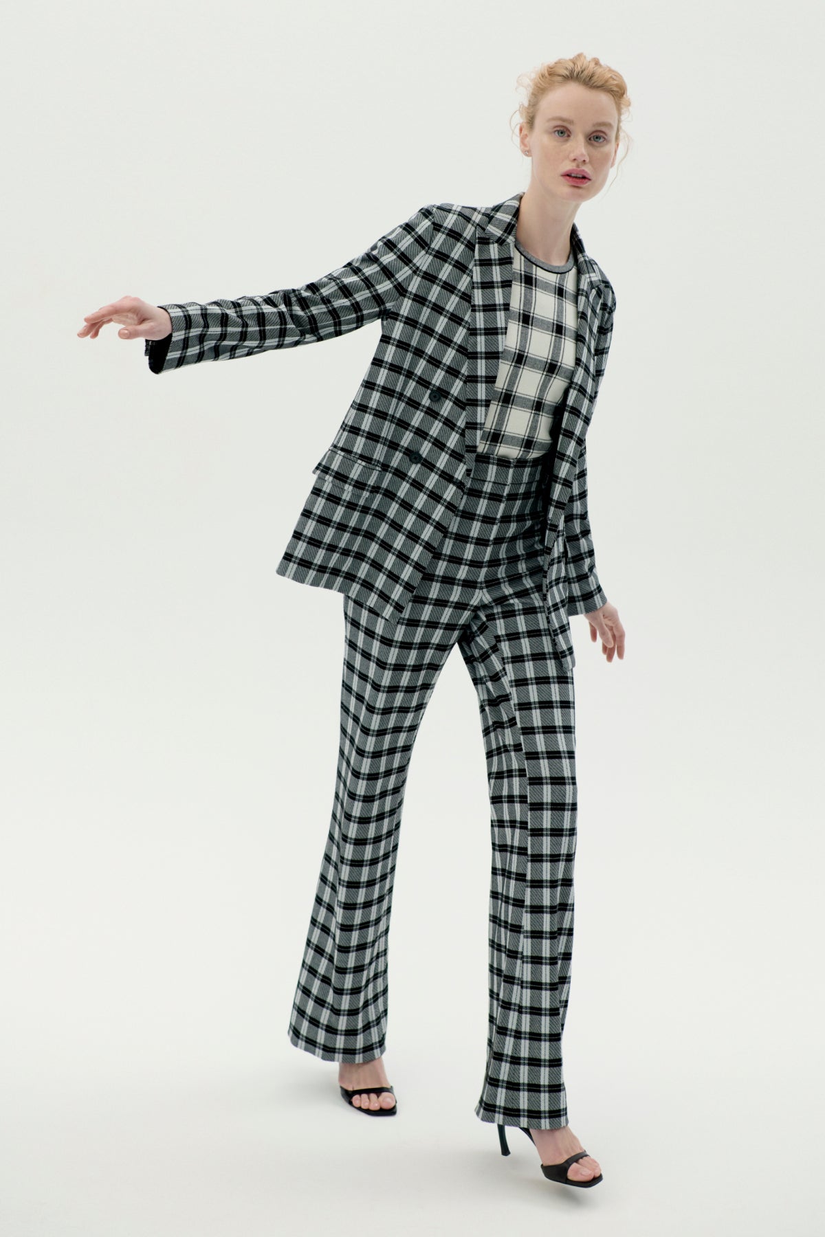 Horton Pant Knit Suiting Pants - Comfortable Stretch Formal Trousers for Office & Business Wear | Checkmate Collection | Perfect for Work, Meetings & Professional Events