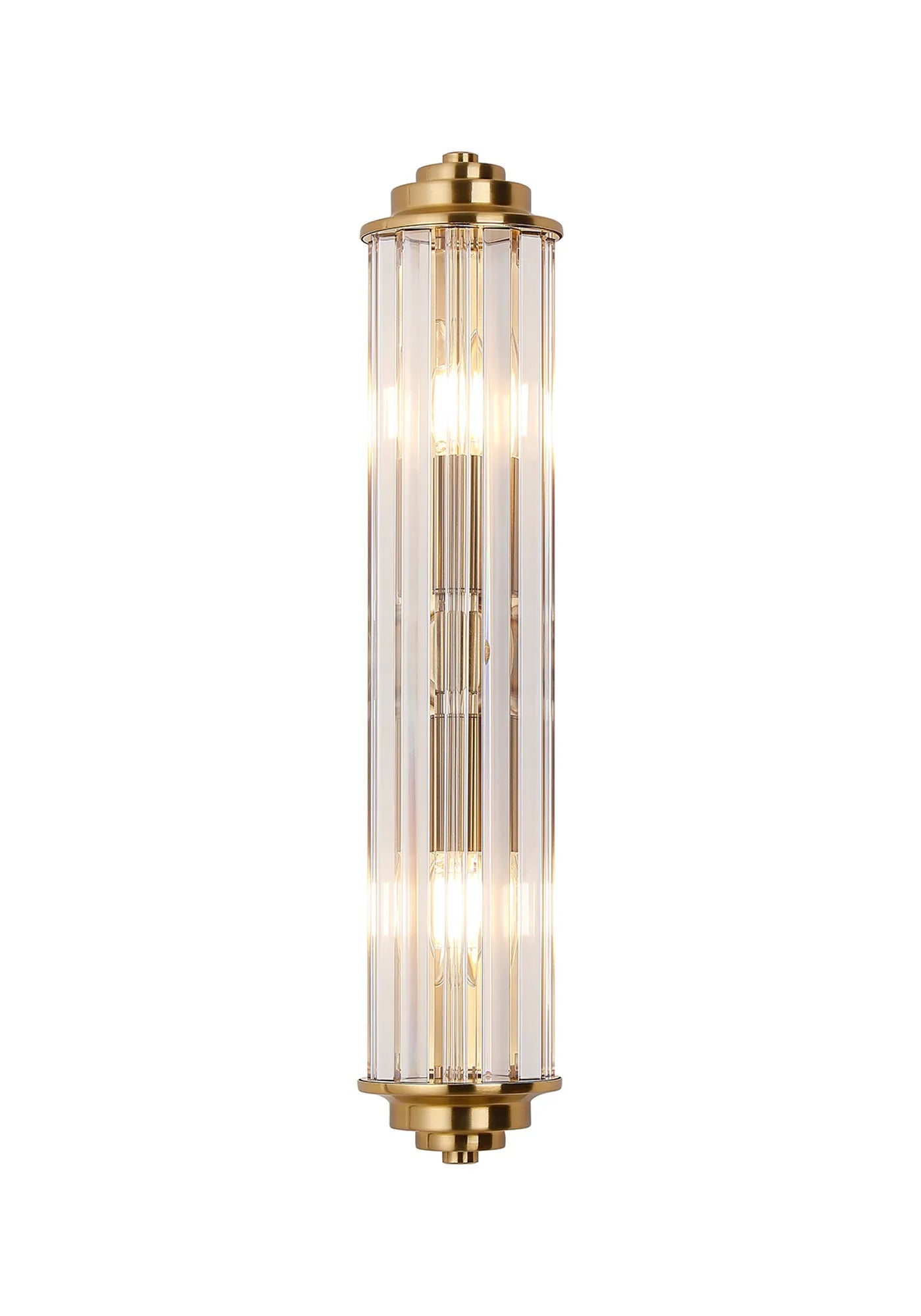 Alura 2 Light Crystal Wall Sconce - E14 Base - IP44 Rated - Multiple Color Options - Perfect for Bedroom, Bathroom & Hallway Lighting