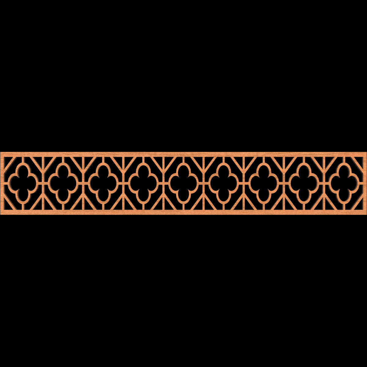 Hazelton Fretwork Moulding - Decorative Wood Trim for Home & Furniture | Perfect for DIY Projects, Wall Accents, and Cabinet Design