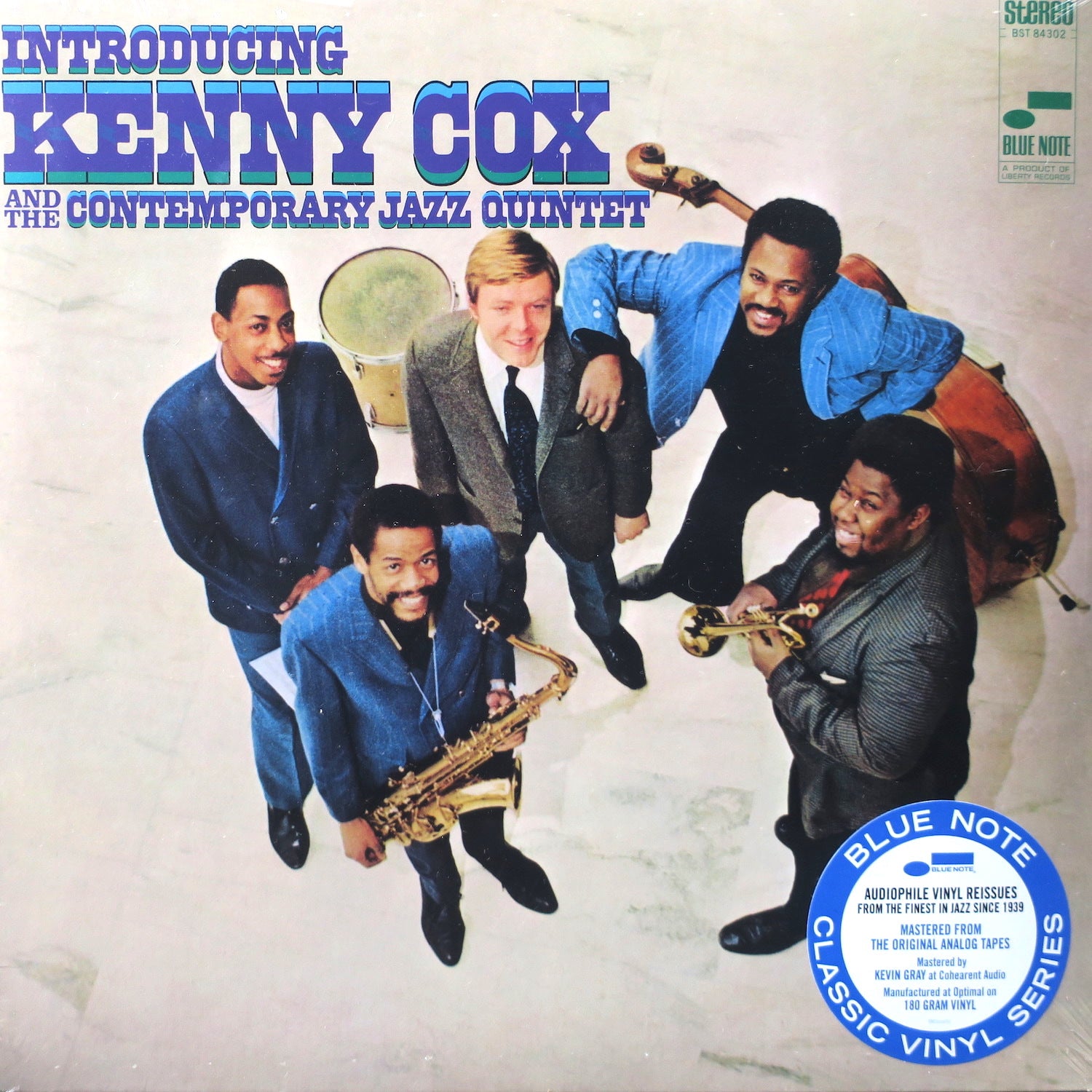 KENNY COX 'Introducing Kenny Cox & The Contemporary Jazz Quintet' BLUE NOTE 180g Vinyl LP | Jazz Record Collector's Edition | Perfect for Audiophiles & Vintage Music Lovers