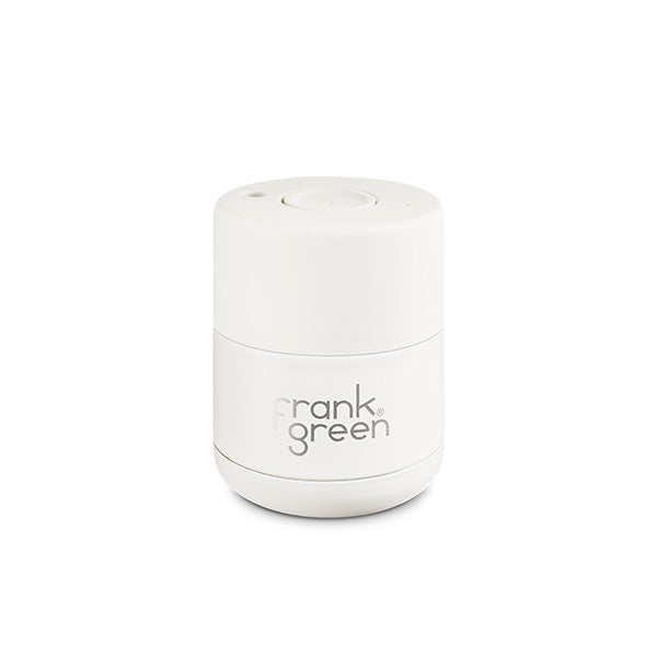 Frank Green Ceramic Travel Mug - Insulated Reusable Coffee Cup with Lid, Leak-Proof & Eco-Friendly - Perfect for Office, Commuting & Outdoor Adventures