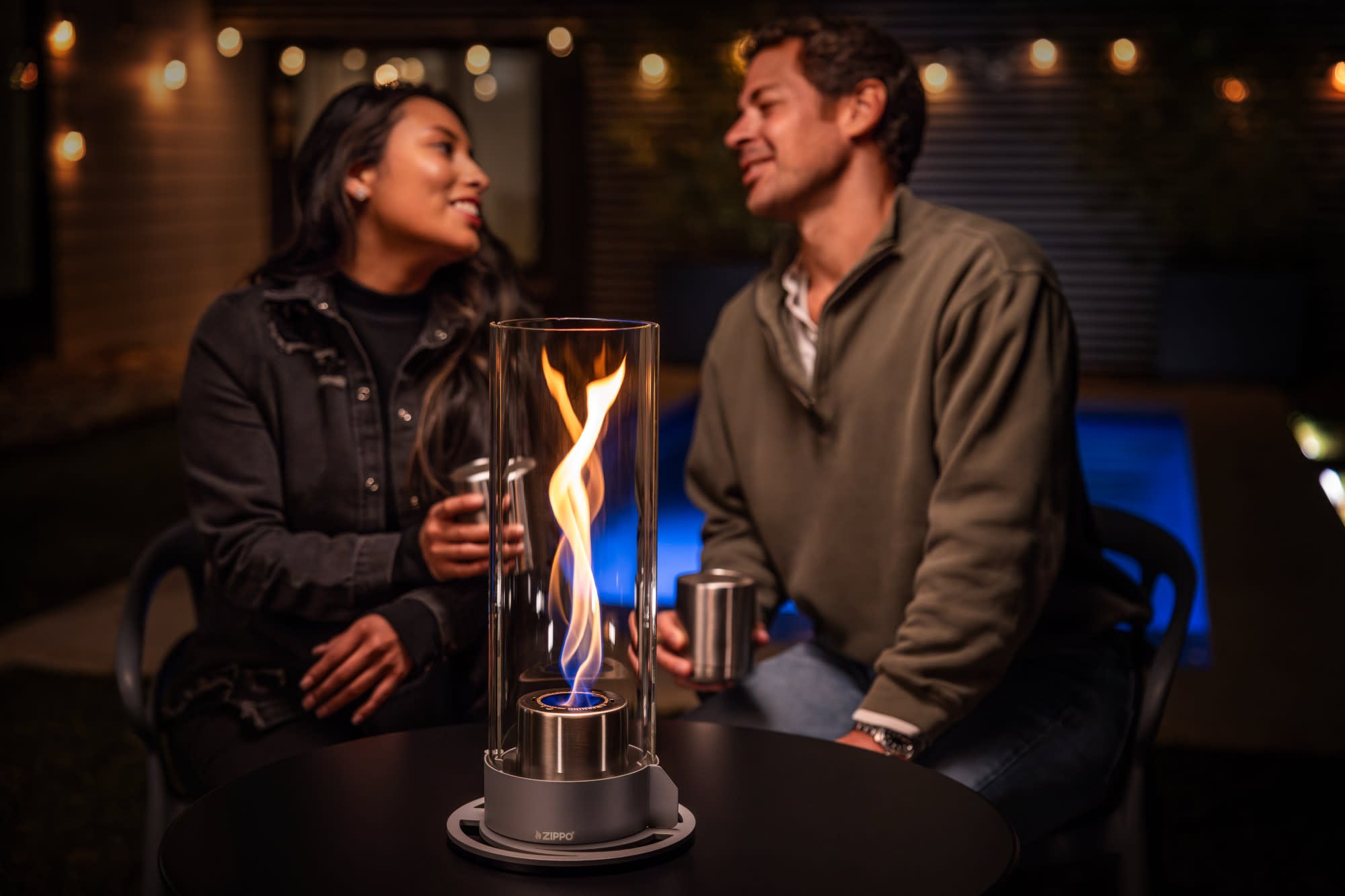 FlameScapes® XL Spiral Fire Pit - Outdoor Patio Fire Feature for Backyard, Garden, and Camping Decor