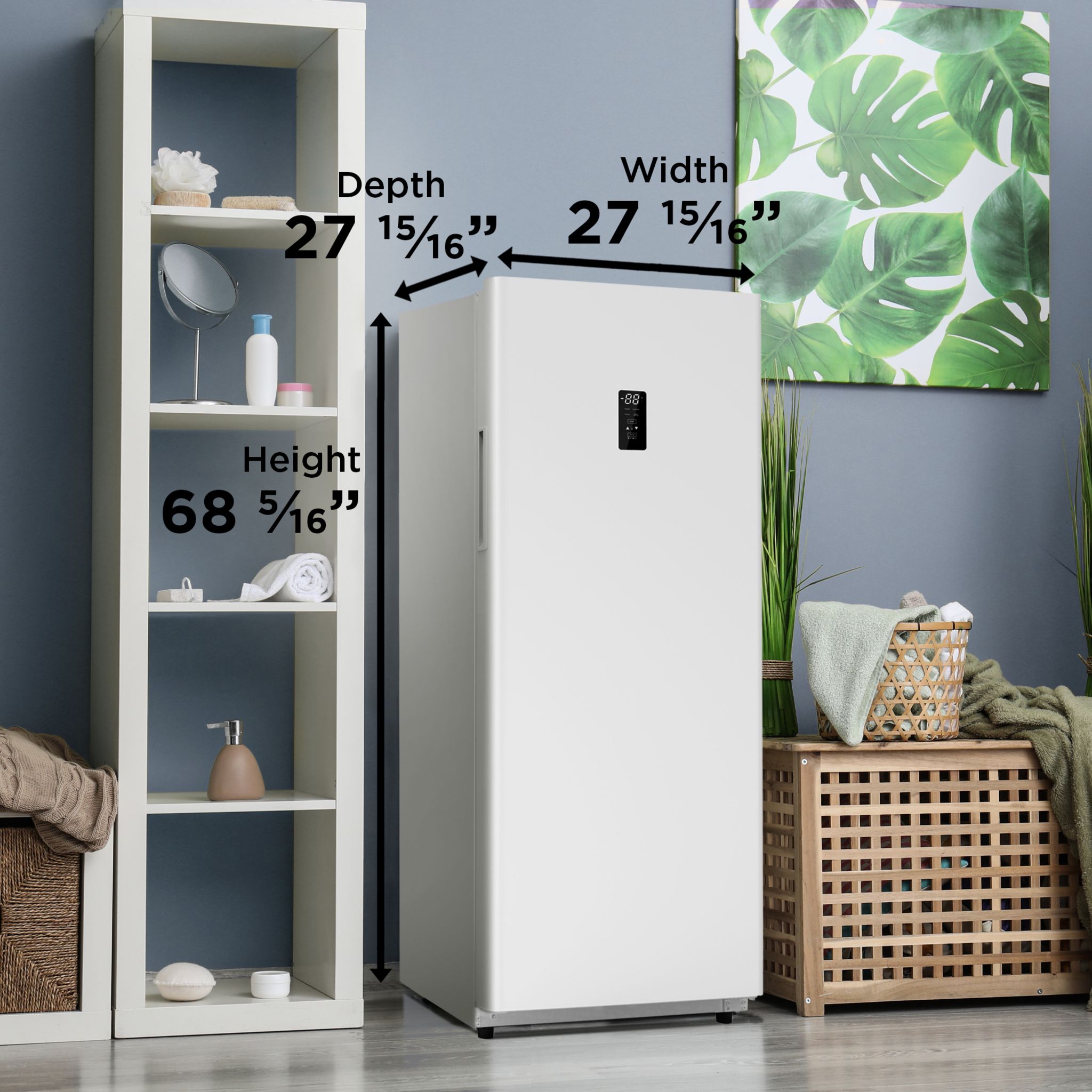Danby Upright Freezer 14.0 Cu. Ft. (DUF140A1WDB) - Energy Efficient White Chest Freezer for Home, Garage & Basement Storage - Perfect for Frozen Food, Meat & Bulk Groceries