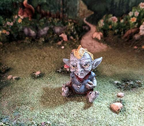 Jubal The Troll GO 17852 Miniature Fairy Garden Decor - Handcrafted Resin Ornament & Statue by Lukas Winges for Outdoor Garden, Home Decor & Fantasy Collection | Perfect for Fairy Gardens, Terrariums & Gift Giving