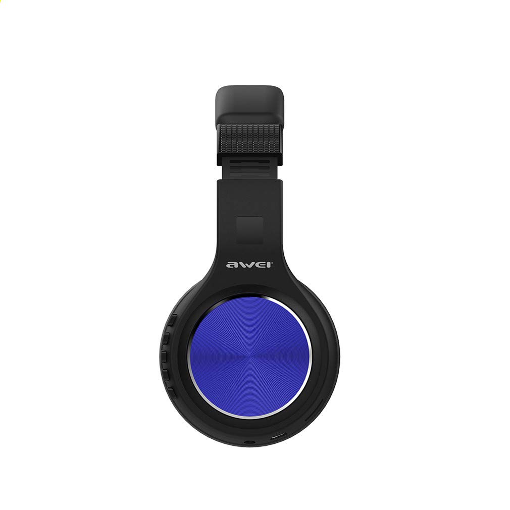 Premium Wireless Bluetooth Over-Ear Headphones with Active Noise Cancelling, Low Latency, Foldable Design & Subwoofer - Long Battery Life for Gaming, PC, Smartphones & TV (Gold) - Perfect for Workouts, Commuting & Home Entertainment