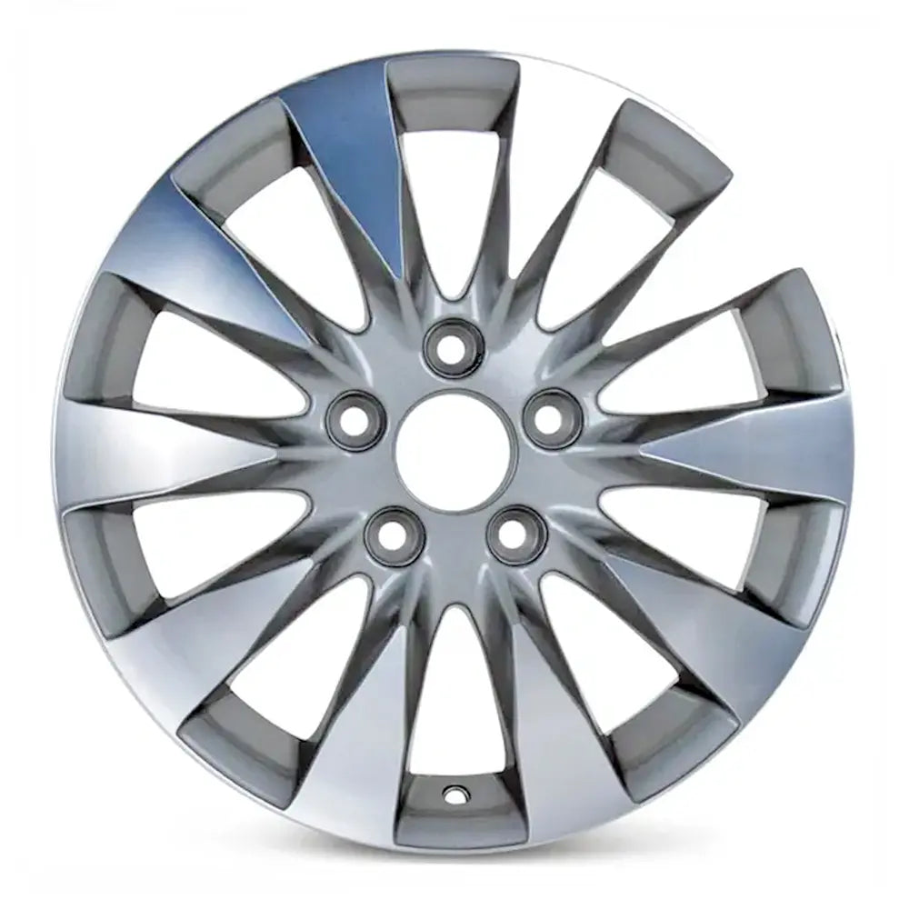 16 Inch Honda Civic Wheel Replacement - Machined Charcoal Replica Rim 63995-42700-SNAC72 | Perfect for Car Upgrades & Customization