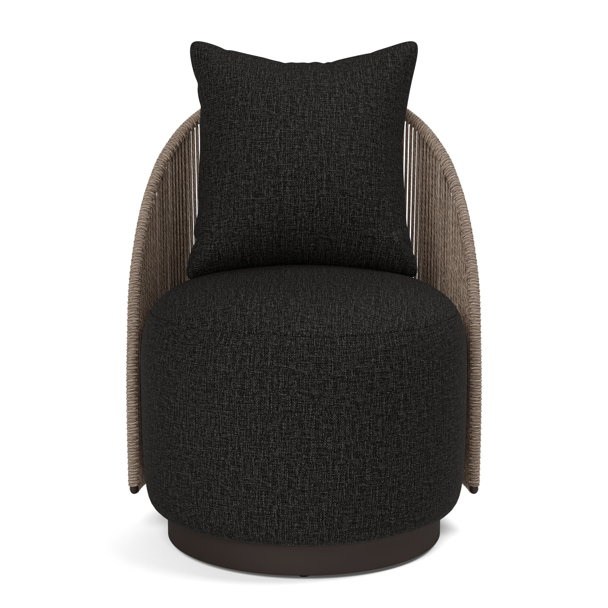 Milan Swivel Dining Chair - Modern Upholstered Kitchen Counter Stool with 360° Rotation - Perfect for Dining Room, Kitchen Island, Bar & Breakfast Nook