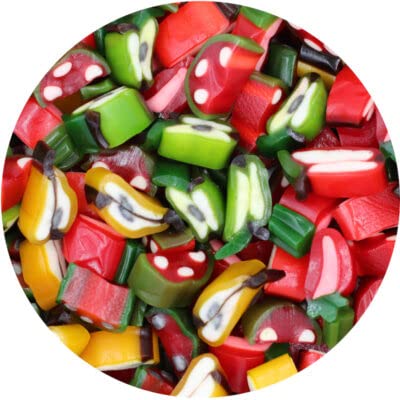 Kosher Certified Fruit Mania Licorice Candy - 2 Pounds | Assorted Fruit Flavors & Shapes | Soft, Sweet & Chewy | Perfect for Parties, Gifts & Snacking