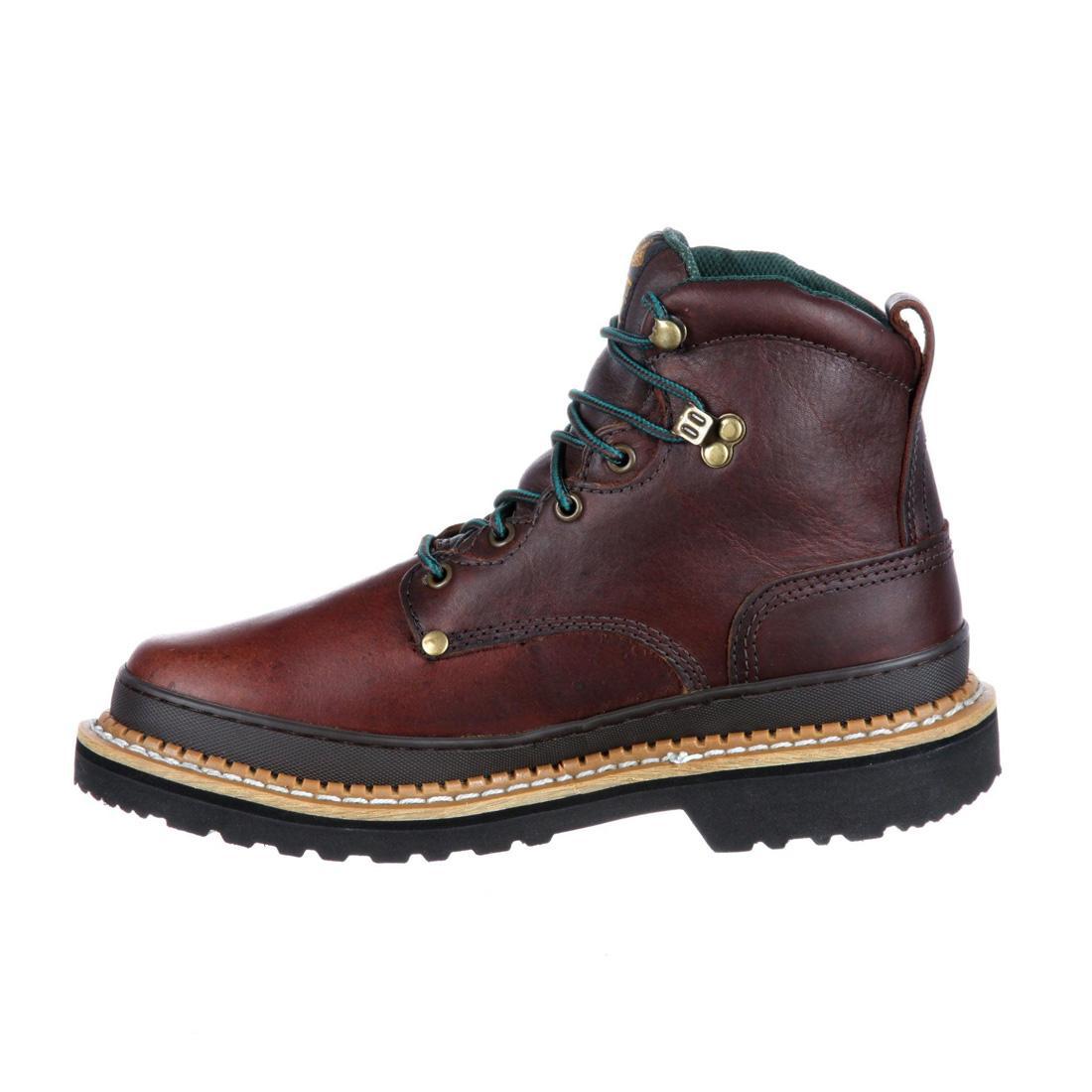 Georgia Giant 6 Steel Toe Work Boots for Men - Heavy Duty Safety Shoes for Construction, Warehouse & Outdoor Work - OSHA Compliant Work Footwear