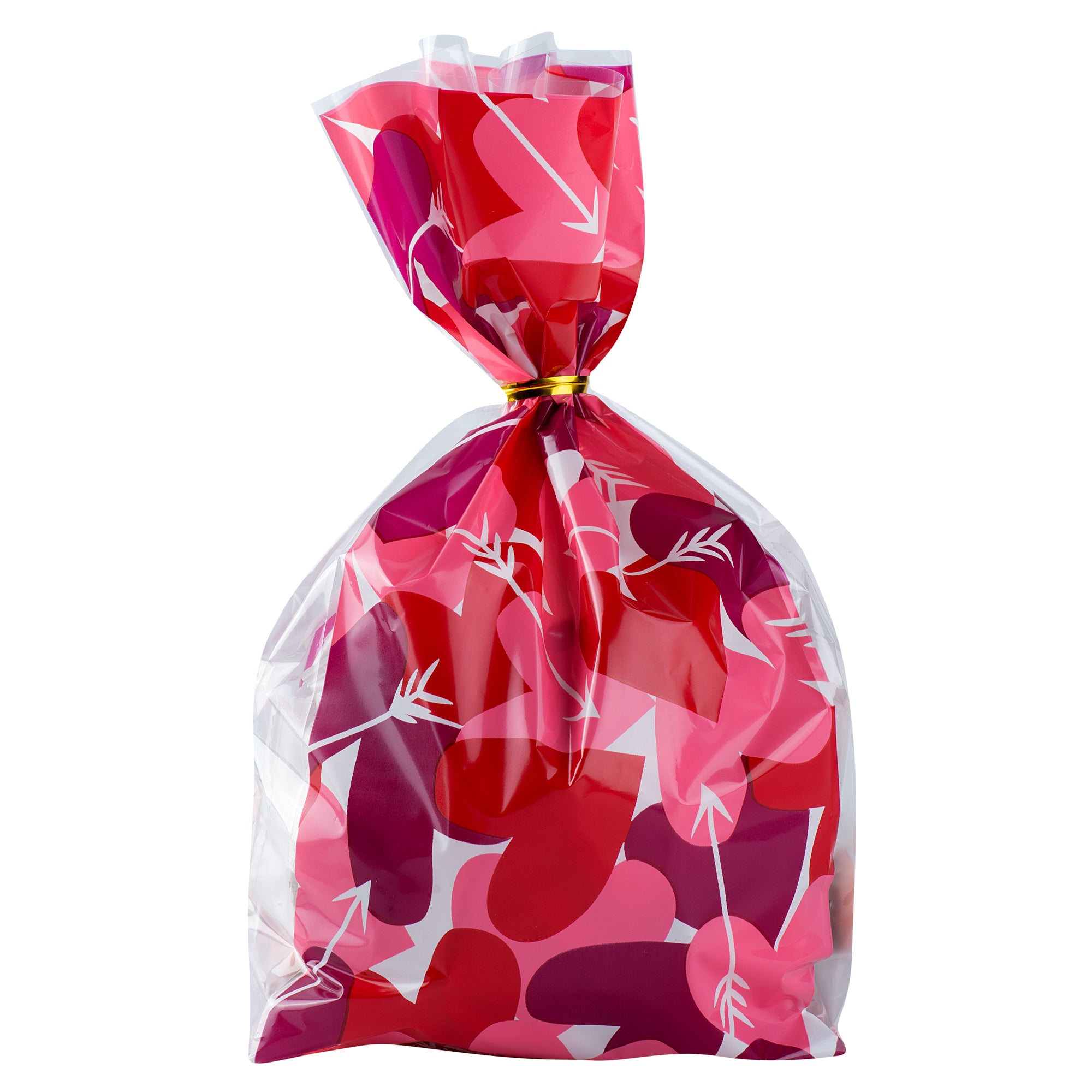 Bulk Plastic Candy Bags - Large Heart-Shaped, Gusseted 5x3x11 Inches (4000 Count) for Candy Packaging, Party Favors & Wedding Treats