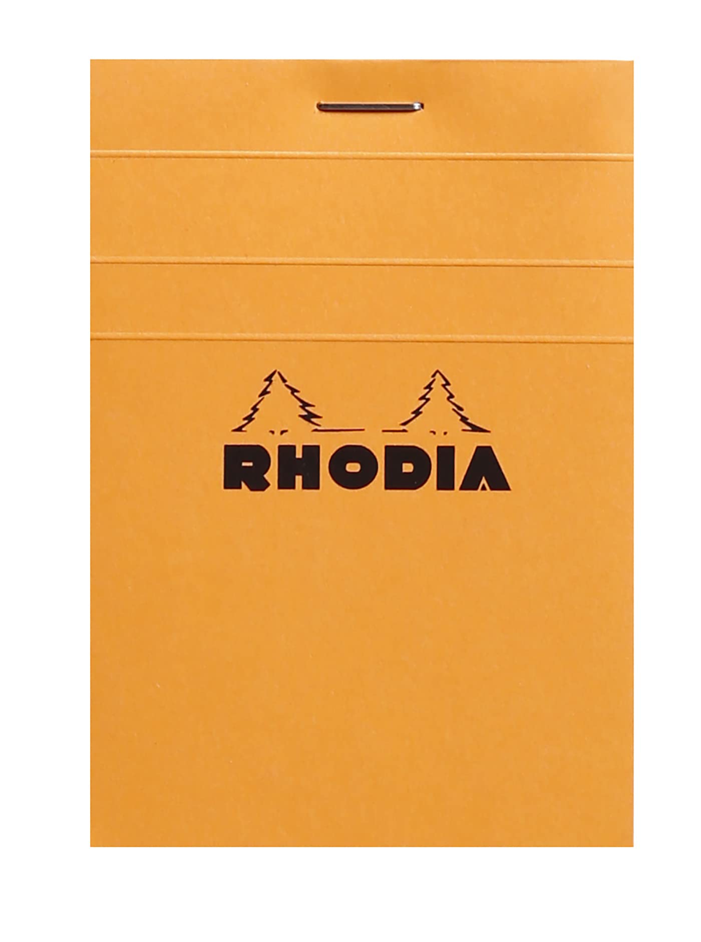 Rhodia Staplebound Graph Notepad - 80 Sheets, 3 x 4 Inches, Orange Cover - Perfect for Journaling, Sketching & Office Notes