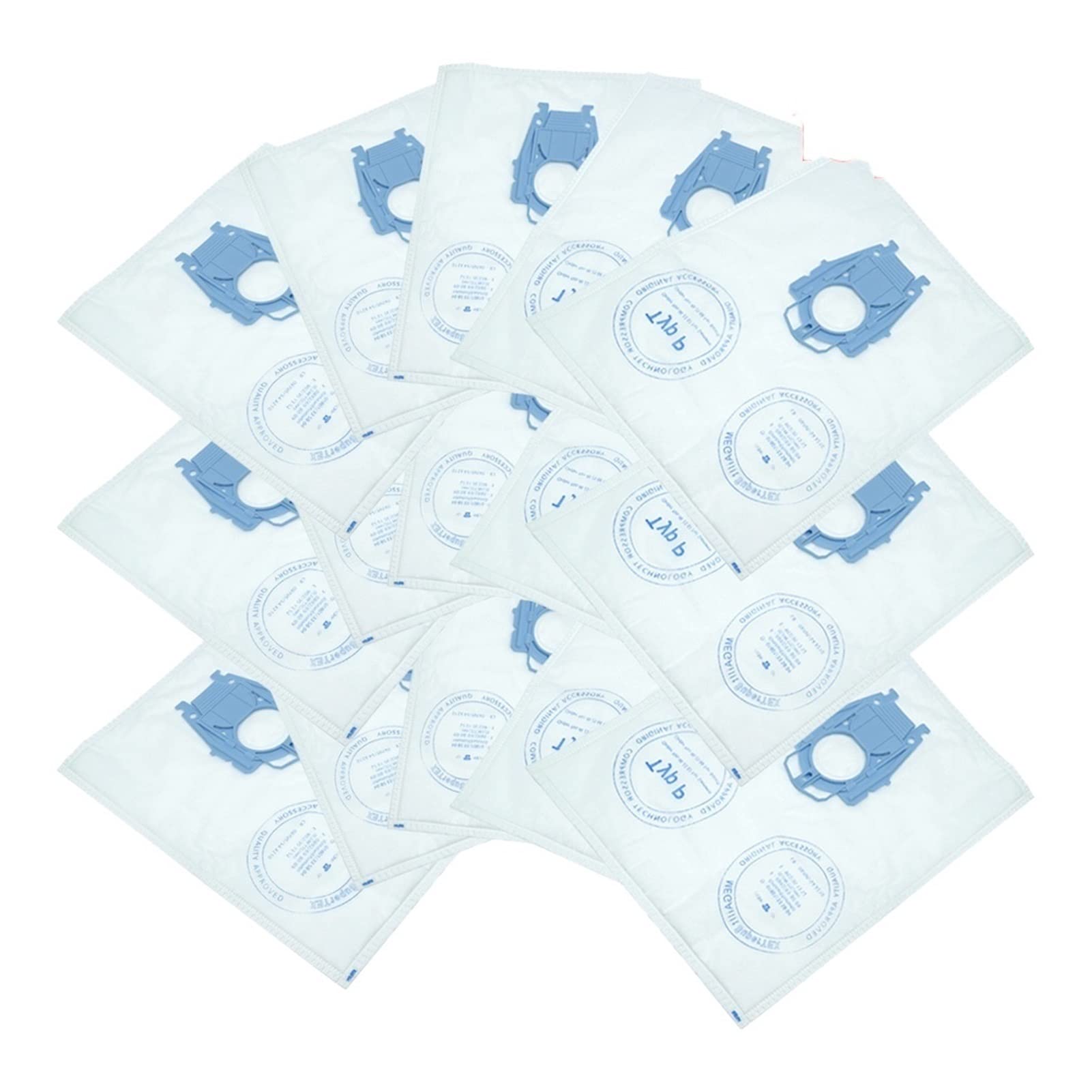 Bosch Vacuum Cleaner Dust Bags - 15pcs Replacement P 468264 461707 BBS800 BSG61830/03 Compatible with Bosch & Hoover Vacuums | Perfect for Home, Office & Car Cleaning