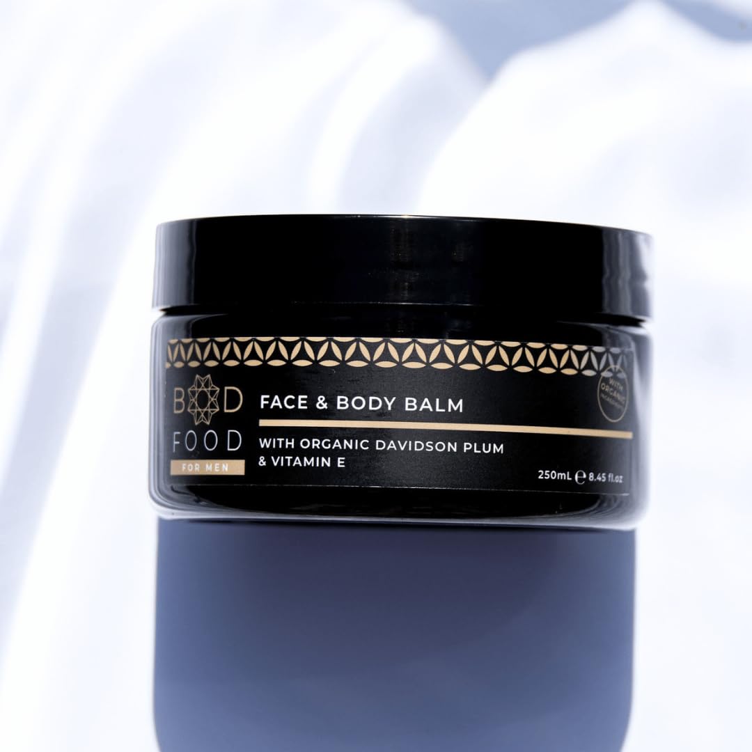 Best Men's Face & Body Balm for Dry Skin - Natural Moisturizer & Hydration Cream - Perfect for Daily Skincare & Post-Shave Care