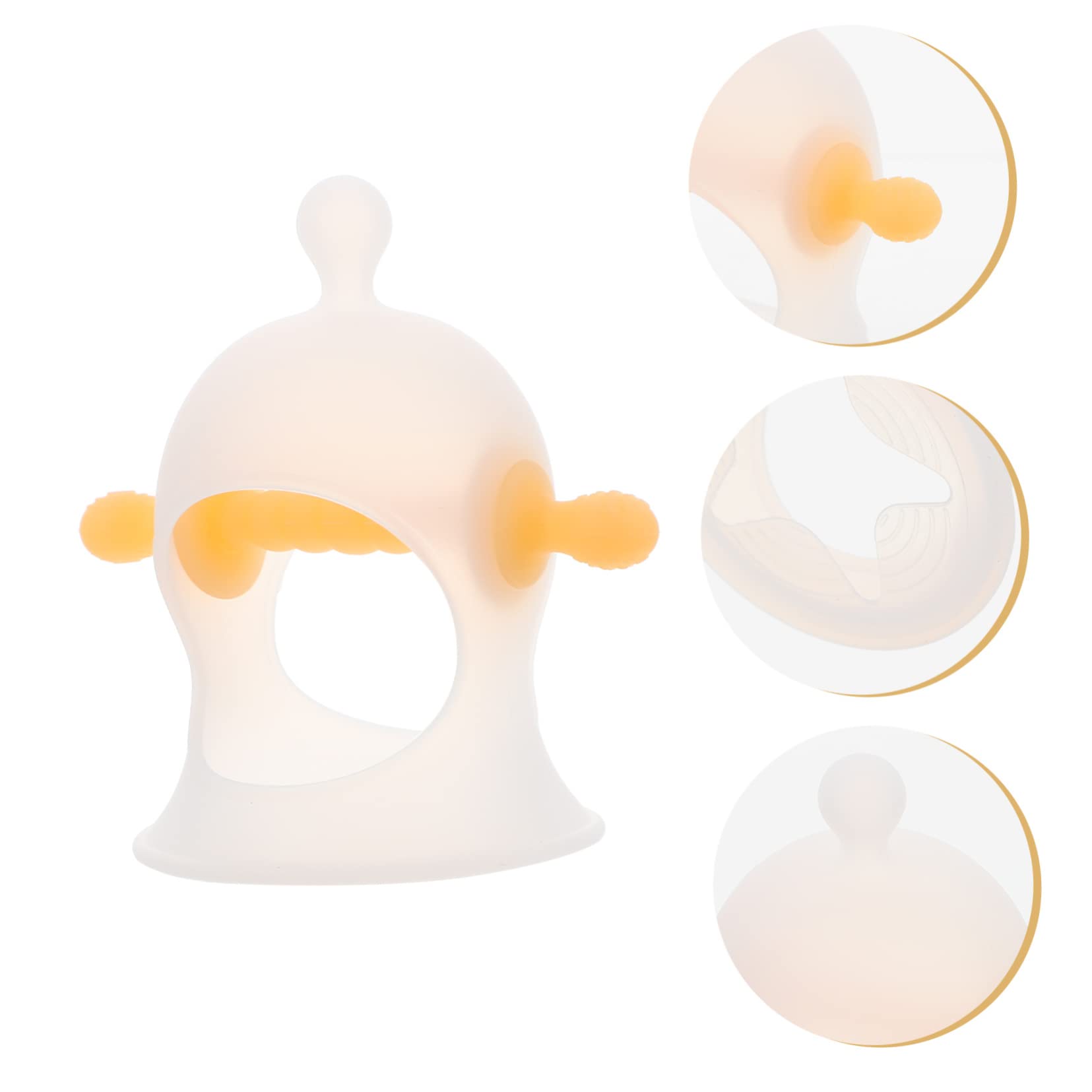 VICASKY 5-Piece 3D Hand Newborn Baby Boy Pacifier Toys - Soft & Safe Teething Relief for Infants 0-12 Months | Perfect for Soothing Sore Gums, Crib & Stroller Use