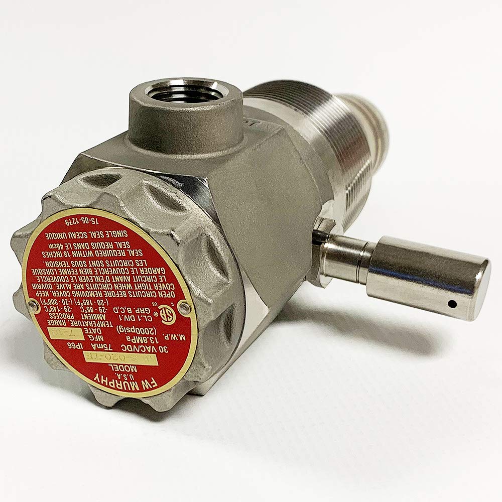 Enovation Controls MLS-020-TF Liquid Level Switch (15700904) - Murphy Brand - Perfect for Industrial Equipment, Marine Applications, and Fuel Tank Monitoring Systems