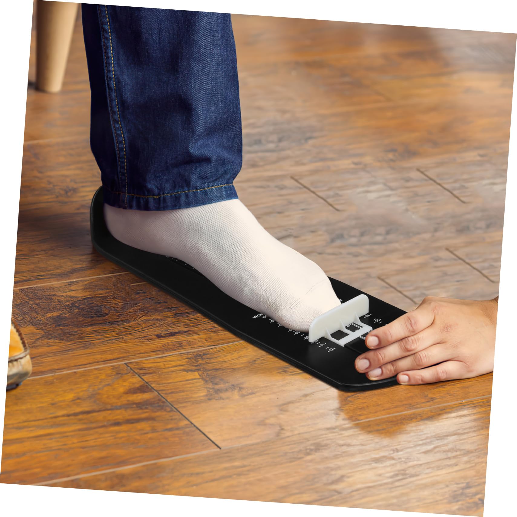 CALLARON Foot Measuring Device - Accurate Shoe Size Measurement Tool for Adults, Foot Length Gauge & Foot Measure - Perfect for Online Shoe Shopping, Podiatry, and Orthopedic Needs
