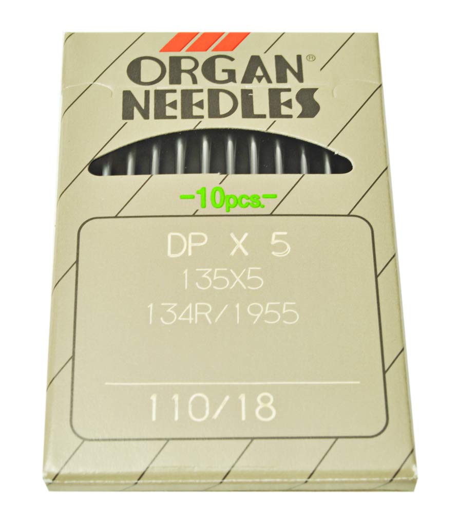 Industrial Sewing Machine Needles for Heavy Duty Fabrics - Leather, Canvas, Denim - Perfect for Upholstery, Leathercraft & Bag Making