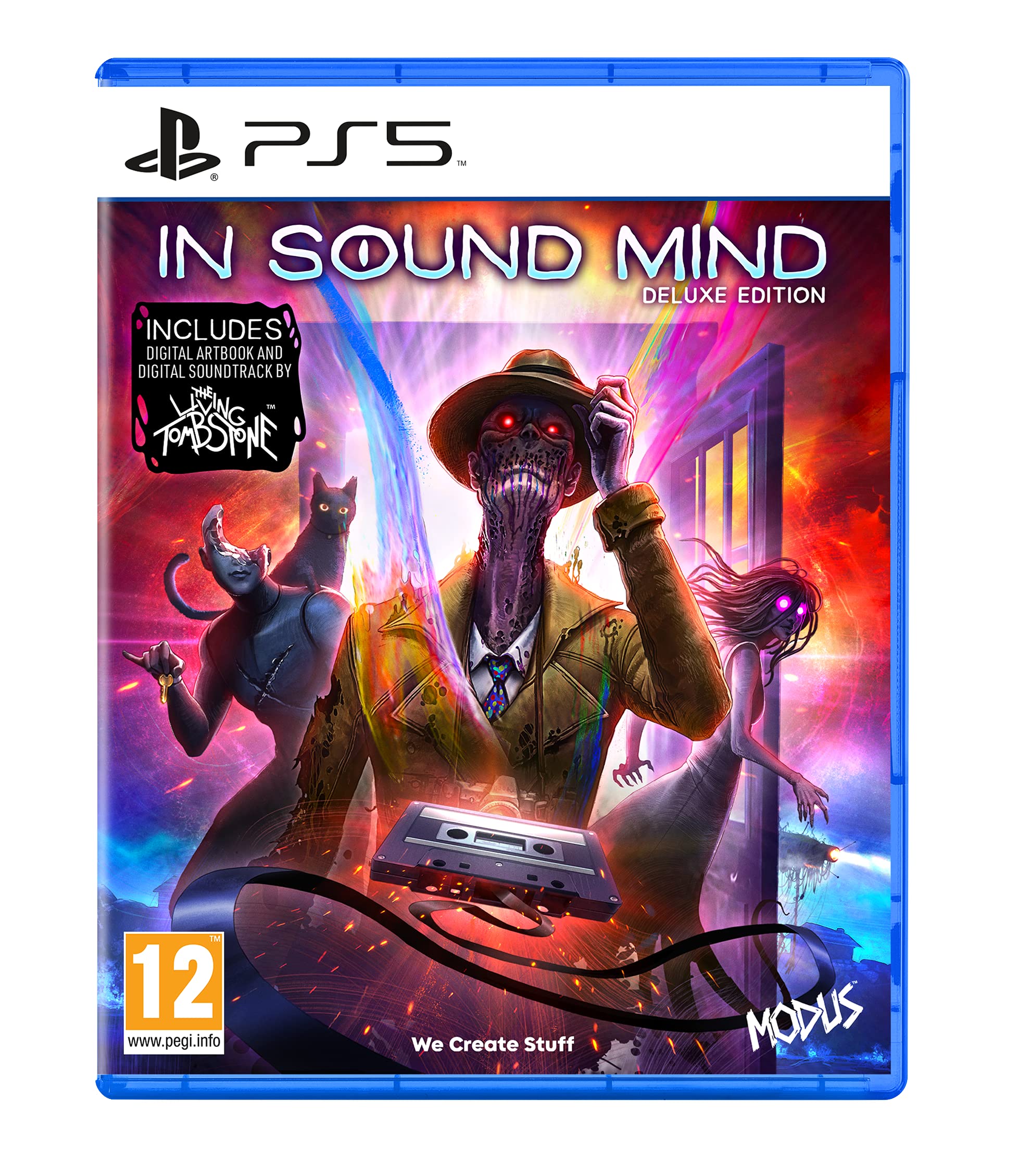 In Sound Mind Deluxe Edition for PlayStation 5 (PS5) - Psychological Horror Game with Bonus Content - Perfect for Thriller Fans & Horror Game Enthusiasts