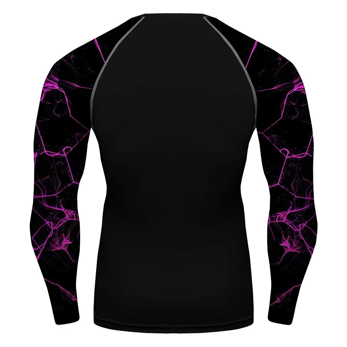 Men's Slim Fit American Flag Long Sleeve Compression Shirt - Moisture Wicking Workout Top for Gym, Running & Outdoor Sports