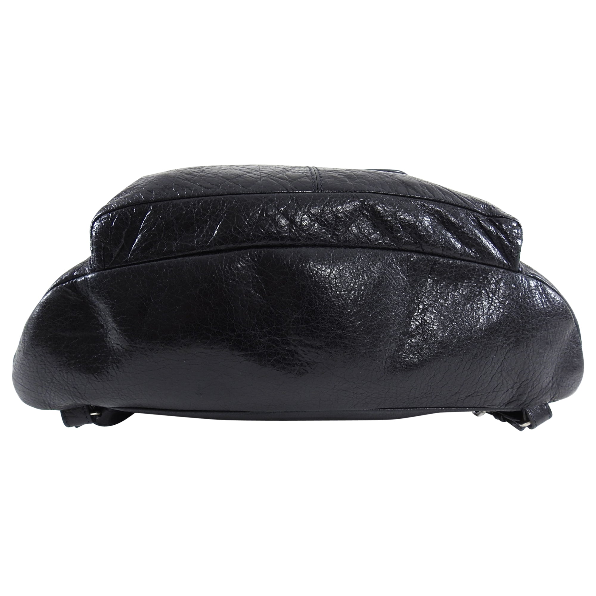 Balenciaga Black City Moto Traveller Backpack for Women & Men - Stylish Leather Travel Bag for Work, Gym & Daily Use