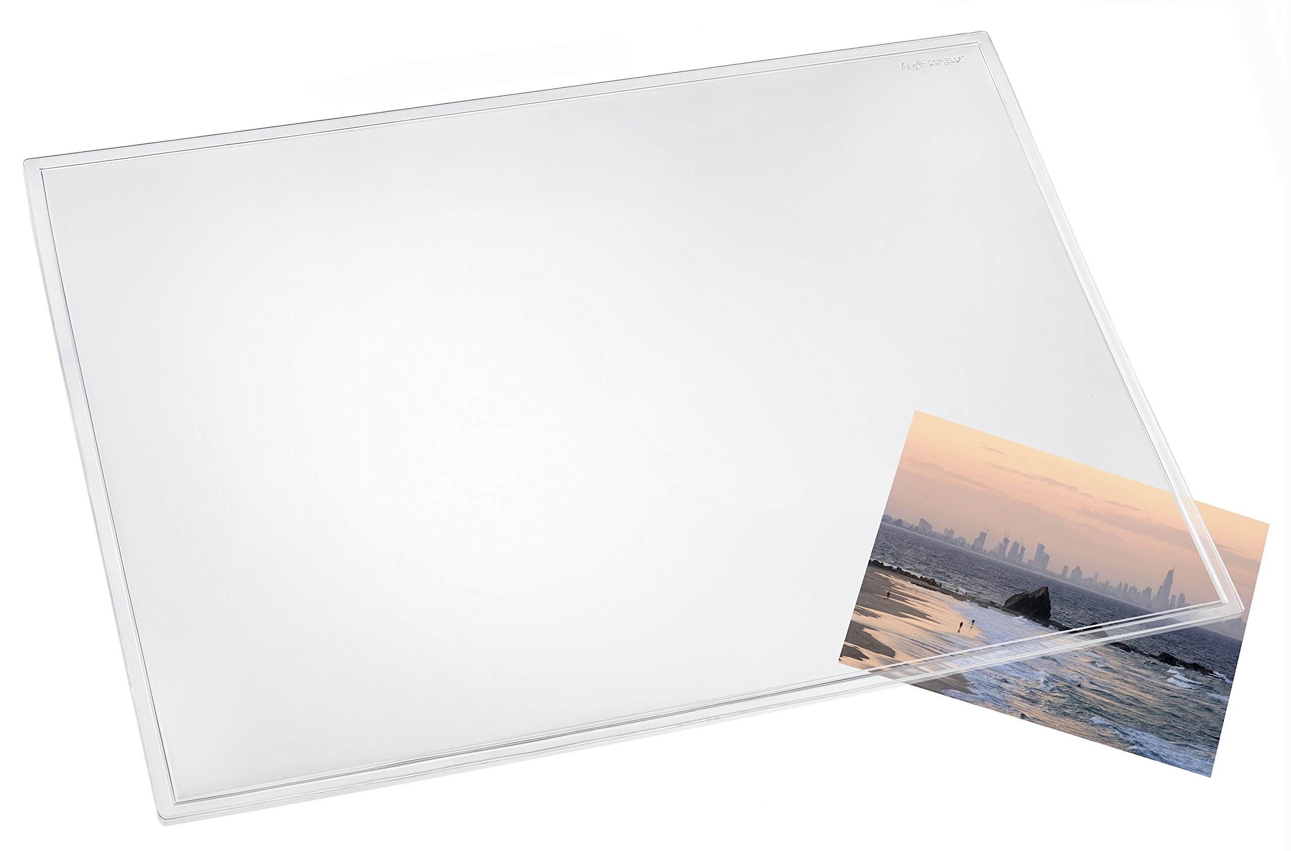 Durella Clear Transparent Desk Blotter 39 x 60 cm - Perfect for Office, Home, and School Use