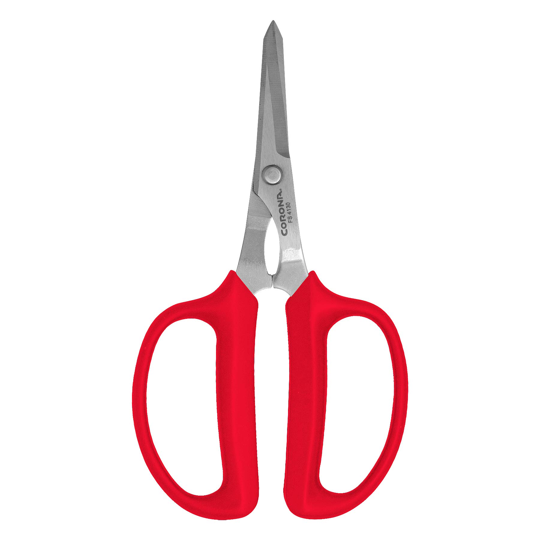 Corona FS 4130 Hydroponic Scissor - Professional Gardening Shears for Trimming Plants, Red | Ideal for Hydroponics, Indoor Gardening & Herb Harvesting