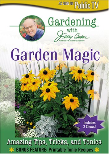 Jerry Baker Gardening Magic 1 & 2 DVD Set - Organic Gardening Tips & Plant Care Guide - Perfect for Home Gardeners and Landscaping Enthusiasts