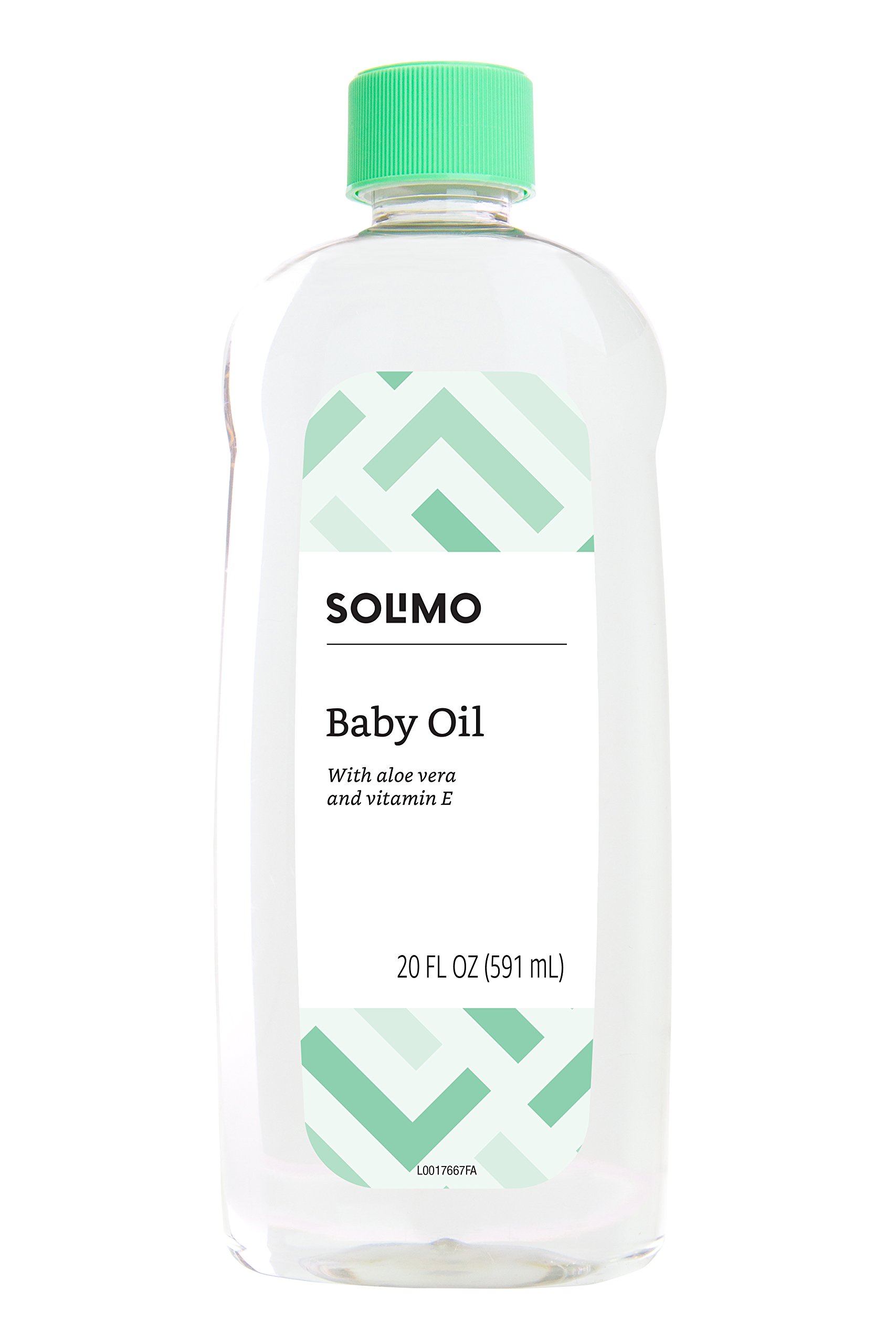 Solimo Baby Oil with Aloe Vera & Vitamin E - 20 fl oz | Hypoallergenic & Fragrance-Free | Moisturizing & Gentle for Baby Skin | Perfect for Massage, Diaper Changes & Dry Skin Relief