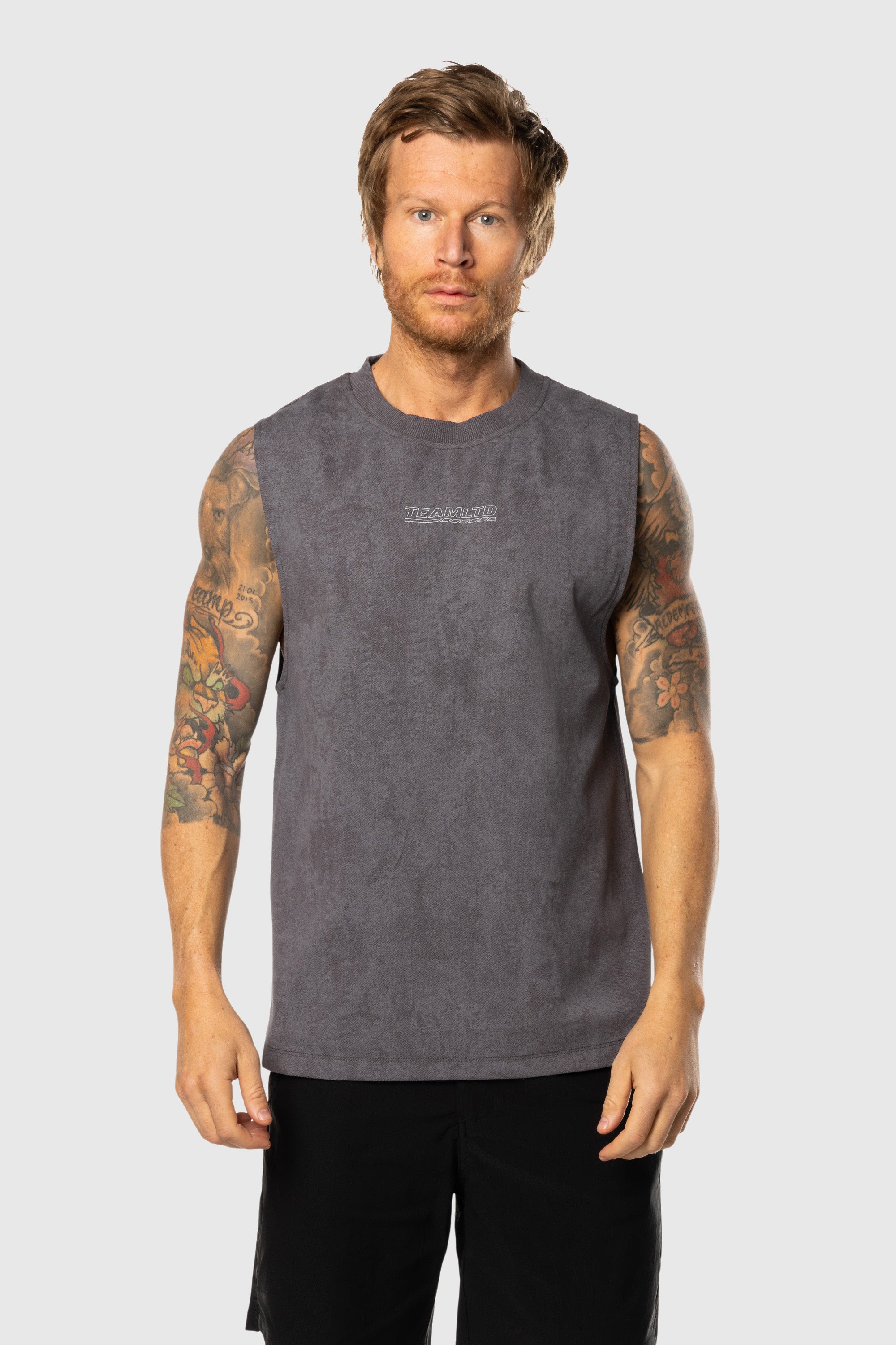 Momentum Tank Top for Women - Soft Grey Workout Shirt - Gym, Yoga & Running Activewear