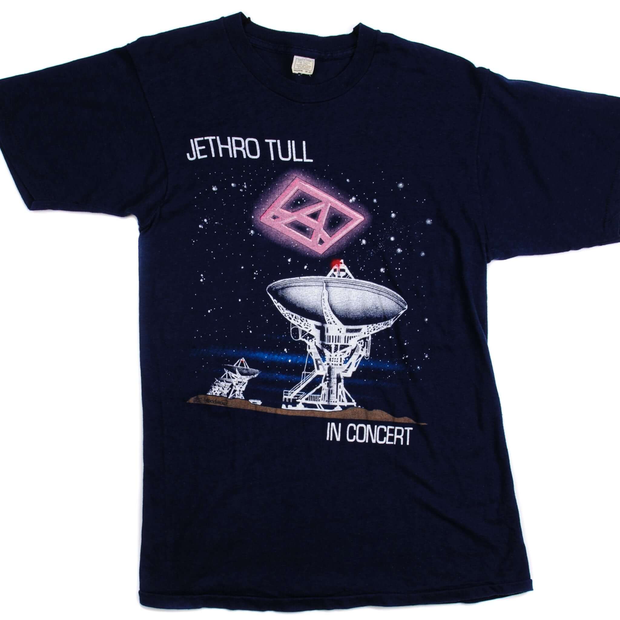 Vintage Jethro Tull Band T-Shirt - Size XS - 100% Cotton - Made in USA - Retro Rock Music Tee for Concerts & Casual Wear